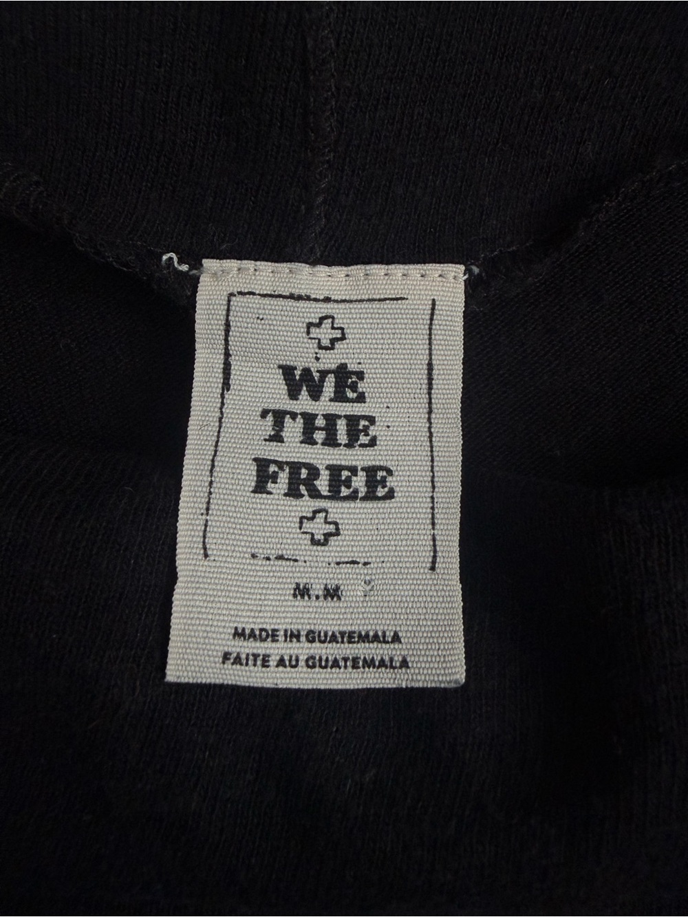 We The Free Black Off-Shoulder Dolman Sleeve Top Size M - Picture 2 of 2